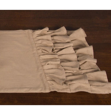 Meadowpark Table Runner Triple Ruffle Edge T4111012 - The Fox Decor